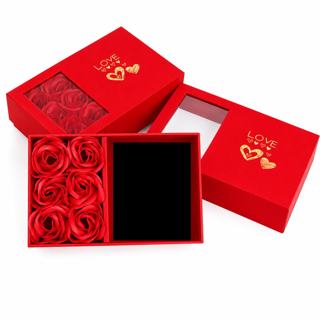 Coffret cadeau de roses éternelles