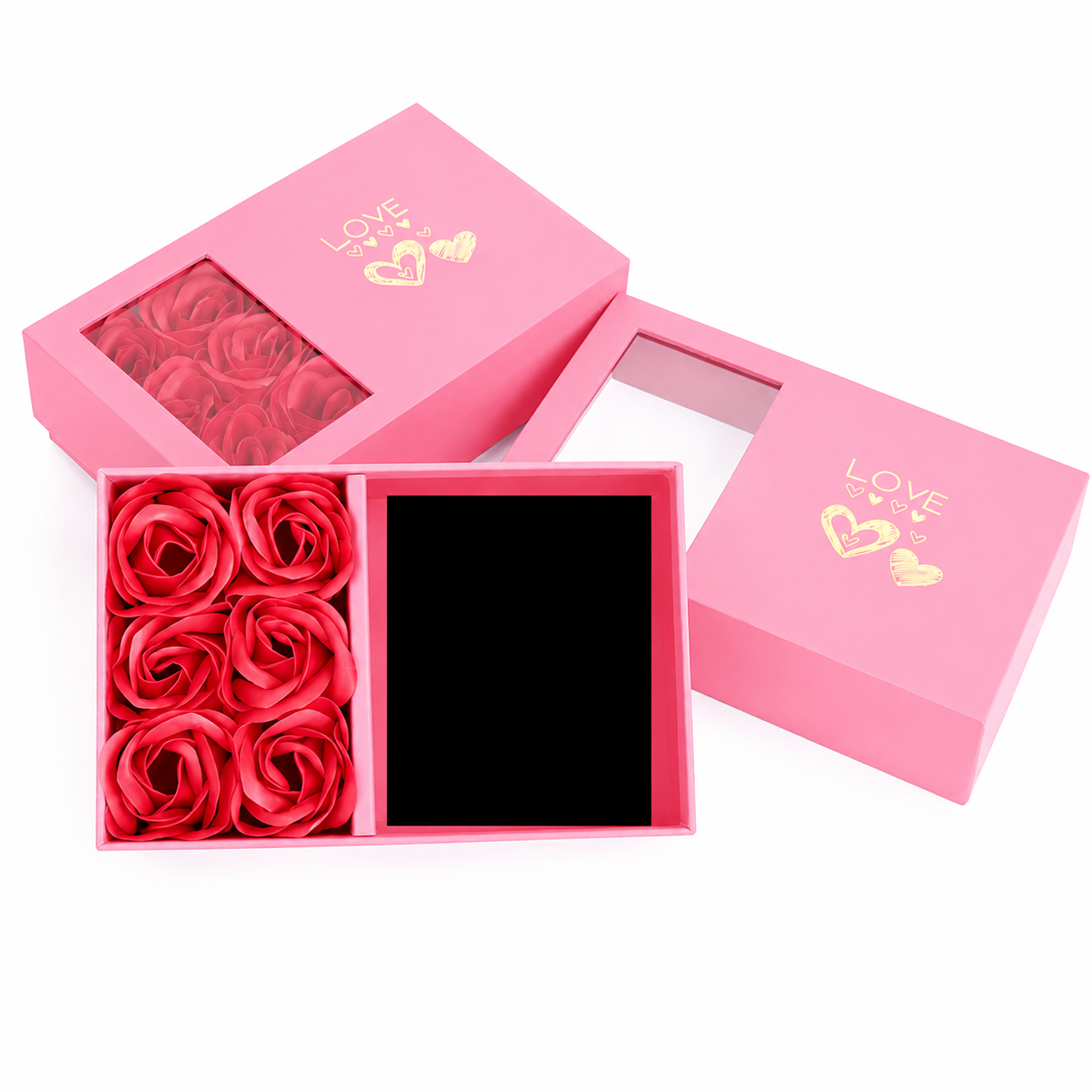 Coffret cadeau de roses éternelles