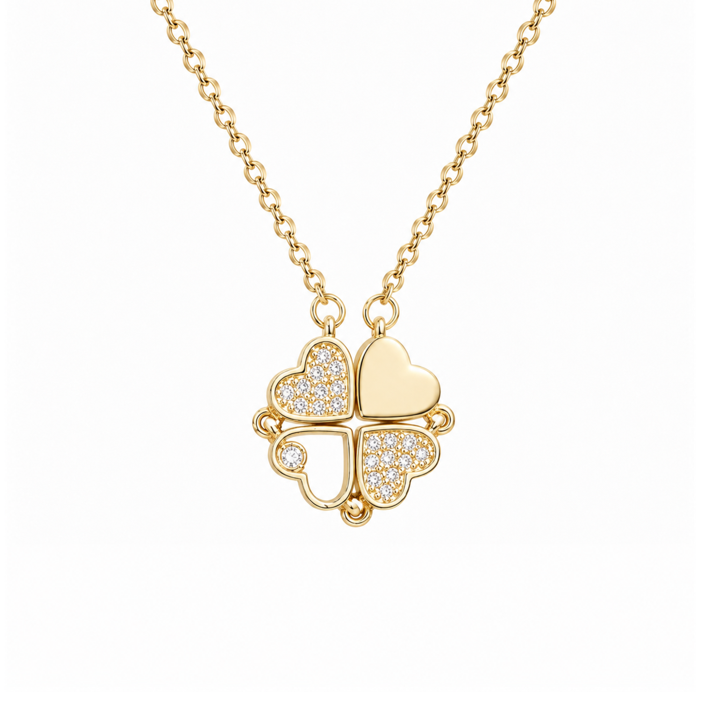 Collier Trèfle de Cœurs