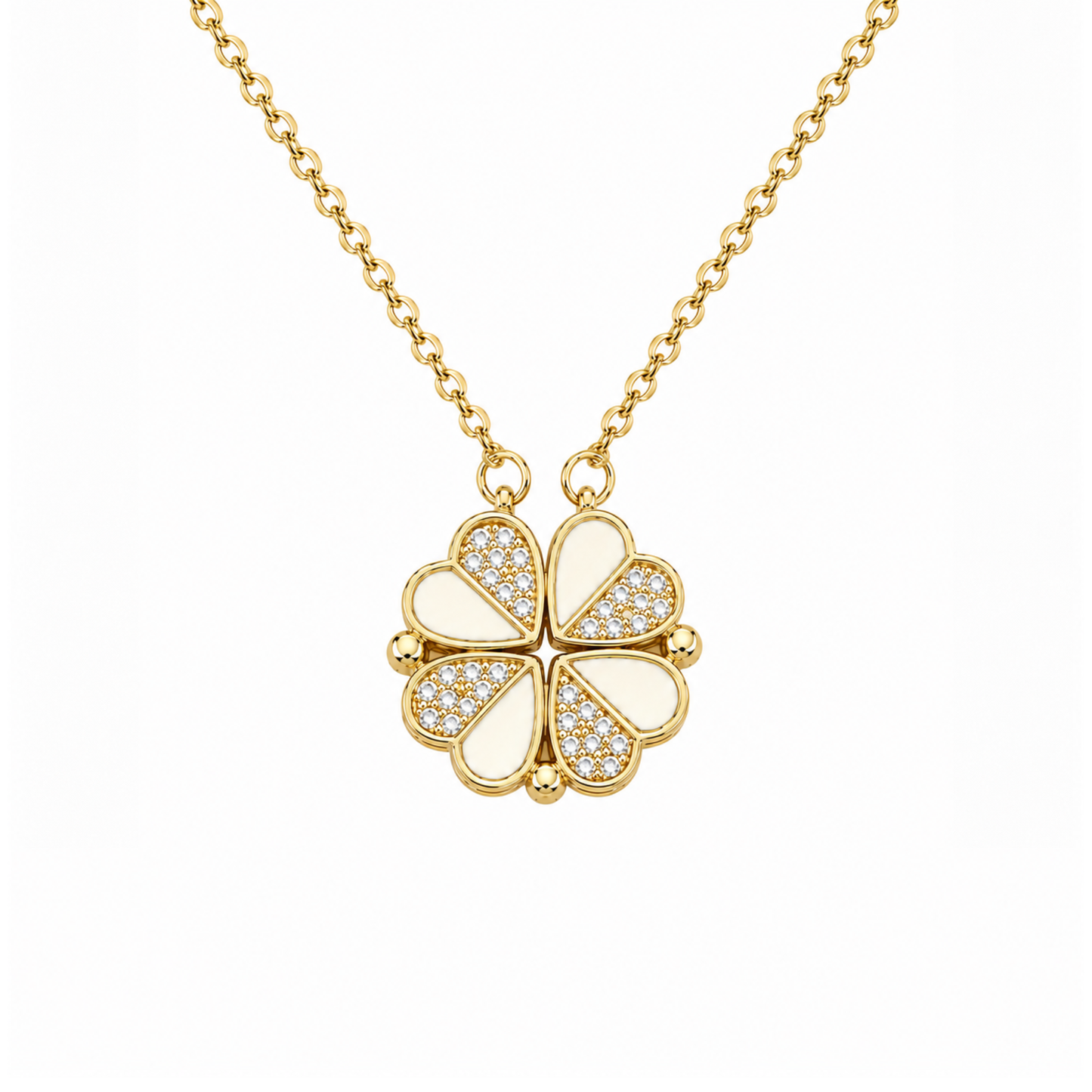 Collier Trèfle de Cœurs